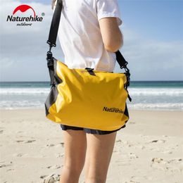 6L 15L Outdoor Single-Shoulder Waterproof Bag Ultralight Travel Messenger Dry Wet Separation 220216