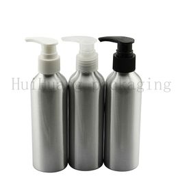 20x150ml Empty Pump Lotion Bottles Silver Aluminium Liquid Soap Dispenser Containers Body Cream Bottle Cosmetic Container