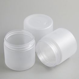 24 x 200g Empty Frost Cosmetic Cream Jars 200cc 200ml for Cosmetics Packaging Plastic Bottles With Plastic Cap