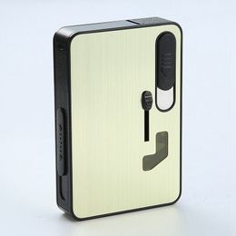Multi-function USB Colorful Tobacco Cigarette Stash Case Holder Portable Innovative Design Protective Shell Smoking Lighter Storage Box Taste Bead Container