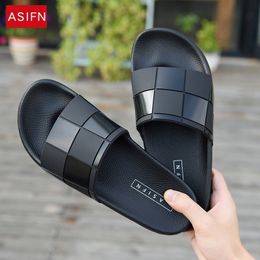 ASIFN Men Slippers Mosaic Lattice Flip Flops Women Summer Slides Male Type Couple Beach Shoes Home Zapatos Mujer Wholesale Y200107