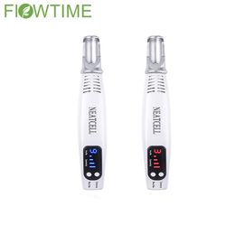 Picosecond Laser Pen Blue&Red Therapy Tattoo Scar Mole Freckle Removal Dark Spot Pigment Remover Skin Care Machine 220224