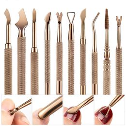 Hot Selling Nail Manicure Tools Cuticle Pushers for Beauty Salon Nail Art Tools Personal DIY Nail Files