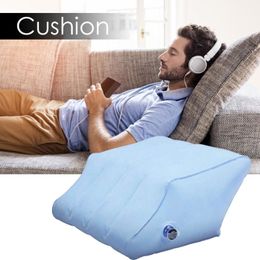 Newest Footrest Pillow Inflatable Portable Travel Foot Rest Foot Pad Leg Cushion Kids Sleeping Footrest LJ200821