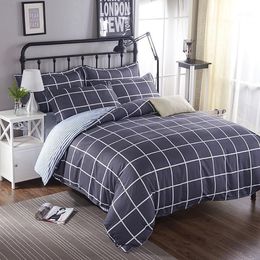 Bedding Sets Contemporary And Contracted Is Comfortable Classic Checked Grain Covered Sheet Pillowcase1