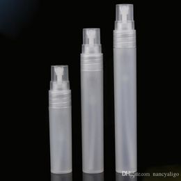 5ml 8ml 10ml Plasitc Refillable Perfume Bottle Mini Empty Cosmetic Vial with Pump Sprayer Mist For Sample Personal Care