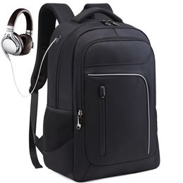 Casual Waterproof Men's Backpack USB Oxford Cloth Material Multifunctional Large Capacity Outdoor Sports Travel Student Bag