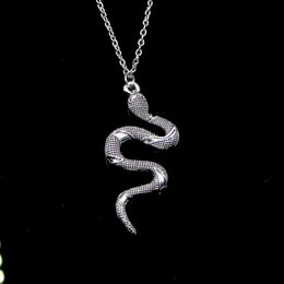 Fashion 53*23mm Snake Cobra Pendant Necklace Link Chain For Female Choker Necklace Creative Jewellery party Gift