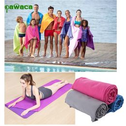 2pc/set Outdoor Sports Quick-Dry Bath Set Towel Microfiber Non Slip Towel for Bath Gym Camping Yoga Mat Beach Towel Blanket Y200429