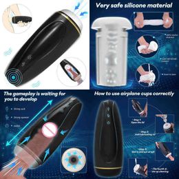 Nxy Automatic Aircraft Cup Machine Realistic Vagina Blowjob Electric Auto Suck Vibrating Device Toy for Adult 18 0127
