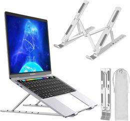 Laptop Stand, Adjustable Portable Laptop Holder,Aluminum Alloy Desktop Mount Compatible with 10-17 Inch MacBook PC-Notebook Tablet