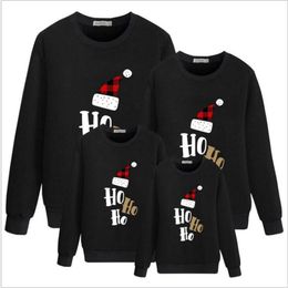 Mother And Daughter Clothes Christmas Family Matching Christmas Cartoon Mommy and Me Clothes Cotton Father Son Sweater Outfits LJ201111