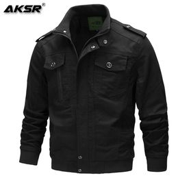 AKSR New Arrival Mens Autumn Winter Jackets Coat Thermal Cotton Outerwear Men Military Jacket Male Brand Clothing LJ201013