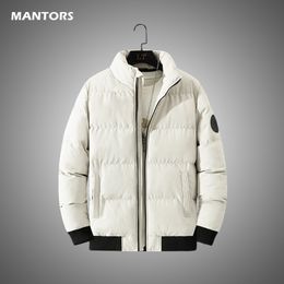 Warm Thicken Parkas Winter Casual Mens Parka Coats Fashion Streetwear Men Windbreaker Cotton Padded Down Jacket 201028