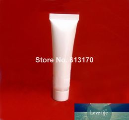 Free shipping 100pcs 20g 20ml white empty facial cleanser hose for men women aftershave cosmetic soft tube butter hose screw cap