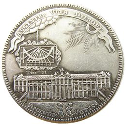 DE(28)German 1705 1½ Thaler - Anton Ulrich Craft Silver Plated Plain Edge Copy Coin metal dies manufacturing factory Price