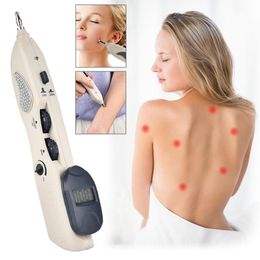 2020 New Portable Body Healthy Care Massager Pen Electronic laser Acupuncture Pen Meridian Acupuncture Pen Home Use DHL Free Shipping