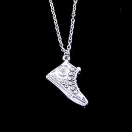 Fashion 30*19mm Basketball Shoes Pendant Necklace Link Chain For Female Choker Necklace Creative Jewelry party Gift