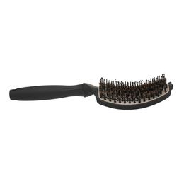 blow drying hair UK - Portable Curved Vent Brush for Blow Drying Styling Detangling Hair Brush Wave Row Brushes to Short Thick Tangles Curly W11272