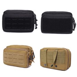 Outdoor Sports Tactical Bag Backpack Vest Accessory Holder Pack Molle Kit Pouch NO11-770