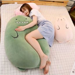 50 cm Dinosaur toys cute pig doll girls bed holding a sleeping long pillow cushion 220125