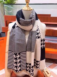 Fashion splicing design letter print winter scarf, men's scarf soft fabric, women's brand with scarf shawl 180 * 70
