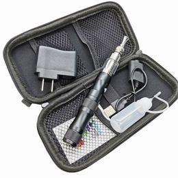 Venda quente X6 Vape Pen E Cigarro Starter Kit para E Liquid Hookah Tempo Vaporizador Tensão 510 Bateria 1300mAh 7 Cores Capa Zipper