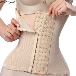 body shaper corset Modelling strap waist trainer Slimming Underwear women Waist Trimmer Postpartum tummy belt Abdomen 220208