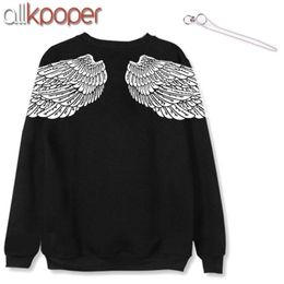 ALLKPOPER KPOP V Hoodie Bangtan Boys Hoodies Sweatershirt Gift (V Stud Earrings(1pcs)) K-POP sudadera mujer 201212