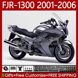 OEM Body For YAMAHA FJR-1300 FJR 1300 A CC 2001 2002 2003 2004 2005 2006 Stock Colour Bodywork 106No.89 FJR1300A FJR-1300A 01-06 FJR1300 01 02 03 04 05 06 MOTO Fairing Kit