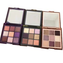 Макияж New Eye Haze 9 цветов Eyeshadow Palette прессованная Фиолетовый песок Хаки Shimmer Eye Shadow Matte 3 Стили