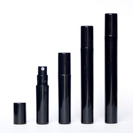 50Pcs 2ml 3ml 4ml 5ml Empty Perfume Mist Black Spray Plastic Bottle Sample Pen Small Atomizer Sprayer Vial Container