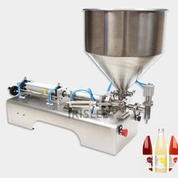 50-3000MLViscous Paste Filling Machine Stirring Mixing for Food Paste Cream Bottle Filler Liquids Watercress Sauce Gel Filling Machine220v/1