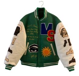 designer baseball jacket coat for men winter Jackets Embroidery asaprocky Stadium Jacket JamesJames CHOOSE YOUR SAVIOR