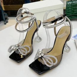 Sandali con tacco alto moda 100% pelle estate donne estate con tacchi raffinati scarpe sexy scarpe da donna satina