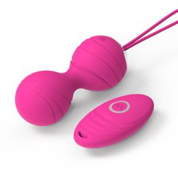 Vaginal balls Sex Toys For Women Vagina Tighten Exercise Remote Control Vibrator Chinese Ben Wa Ball Pelvic Muscle Balls Trainerfactory dire