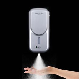 1000 ml Automatic Sense alcohol sprayer Wall Mounted ABS Touch-free AC or DC hand cleaner hand sterilization drill or no drill Y200407