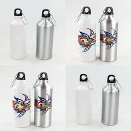 Sublimation Blank Tto Motion Kettle White Silvery Metal Thermal Transfer Printing Consumables Coating Water Bottles 5 7ty J2
