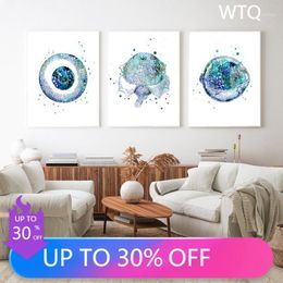 eye anatomy UK - Paintings Eye Anatomy Posters Prints Optometrist Gift Ophthalmology Wall Art Canvas Painting Pictures Room Decoration
