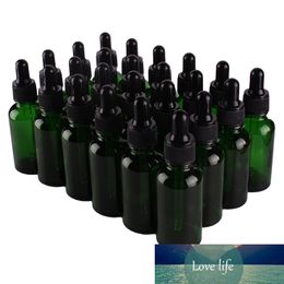 24pcs 30ml 1OZ Empty Green Glass Dropper Bottle with Pipptte for essential oils aromatherapy liquid