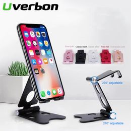 Universal Adjustable Mobile Phone Holder For HuaweiP20 iPhone X Xiaomi Retractable Phone Stand Desk Tablet Folding Stand Desktop