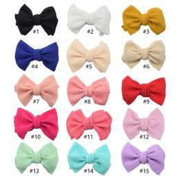 27 Colours 5.12inch kids baby girl hair bows with clips bows hair accessories headwear Party supplies INS big large hairpin