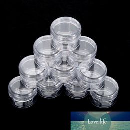 10PCS Cosmetics Empty Jar Makeup Cream Eyeshadow Acrylic Makeup Bottle Face Cream Box Round Bottle Portable Container Storage