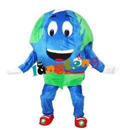 Mascot Costumes828 Earth Planet Globe Mascot Costume Design Fancy Dress Cartoon Character