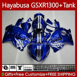 OEM Body +Tank For SUZUKI Hayabusa GSXR 1300CC GSXR-1300 1300 CC 1996 2007 74No.93 GSX-R1300 GSXR1300 96 97 98 99 00 01 GSX R1300 02 03 04 05 06 07 Fairing Kit pearl blue