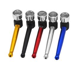 Popular mini metal pipe rotating screw detachable Personalised pipe multi Colour optional