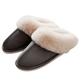 Aphixta Indoor Warm Women Slippers Woman Hair Mules Women's Furry Slippers Shoes Women Square Toe Flat Faux Fur Slides X1020