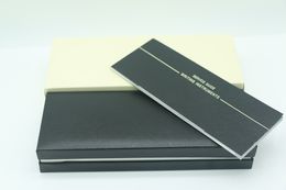 wholesale Black Wood frame Pen Box For Fountain Pen/Ballpoint Pen/Roller Ball Pens Pencil Case with The Warranty Manual