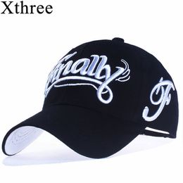 [Xthree]100% cotton baseball cap women casual snapback hat for men casquette homme Letter embroidery gorras 201019