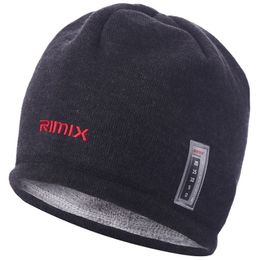 RIMIX Unisex Warm Knitted Fleece Beanies Hat Thermal Skullies Cap For Skiing Climbing Hiking Snowboarding Hunting Winter Sport Y201024